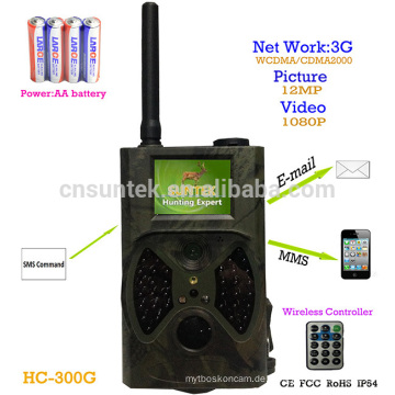 12MP 1080P im Freien SMS GPRS MMS 3G Trophäe Kamera 940nm HC-300G